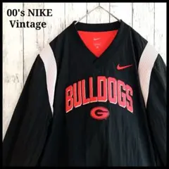 ナイキ★ナイロンジャケット Y2K L ヴィンテージ Vジャン プルオーバー