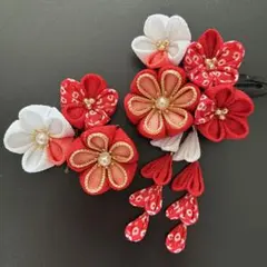 つまみ細工髪飾り 七五三 成人式 卒業式 No.169