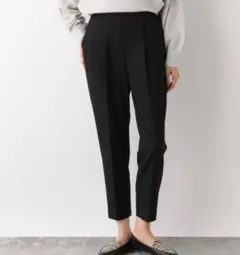 GLOBAL WORK ウツクシルエットテーパードパンツ S ブラックのサムネイル