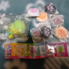 ひよこマシュマロパッケージ スクイーズ と肉球スクイーズ7点セット