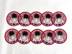 マツキヨココカラ ハイキュー コラボ クリアステッカー 孤爪研磨 10枚