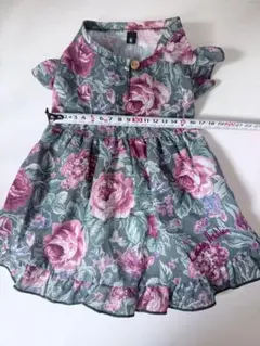 新品未使用　ローラアシュレイ　犬用　ワンピース　Mサイズ　グリーンのサムネイル
