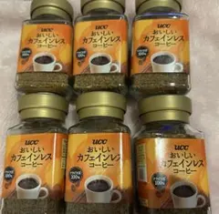 UCC おいしいカフェインレスコーヒー 6本のサムネイル