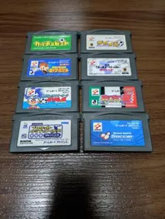 ゲームボーイアドバンスソフトのみ　サッカーゲーム　８本セット