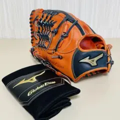 お値下げ9999円→9599円【軟式左投】ミズノ　グローバルエリート 軟式投手 野球グローブ ミズノ グローバルエリート 左投げ 軟式グローブ
