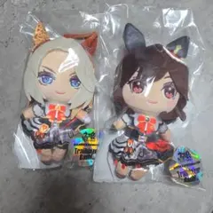 ウマ娘 ジェンティルドンナ オルフェーヴル カラビナ付き ぬいぐるみ