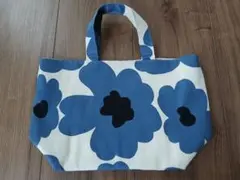 北欧風 花柄ミニトートバッグ