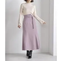 ベルテッドマーメイドスカート