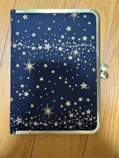 お薬手帳ケース 母子手帳ケース 通院 ケース マルチケース 星 キラキラ がま口