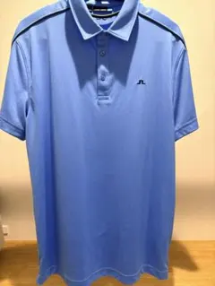 J.LINDEBERG スリムフィット ポロシャツ 青 - メルカリ