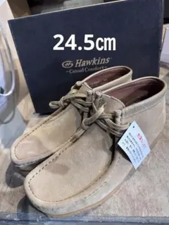 Hawkins ホーキンス　ワラビーブーツ　スエード　レディース　24.5のサムネイル