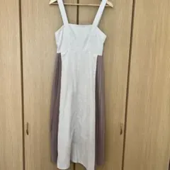 サイドプリーツワンピース