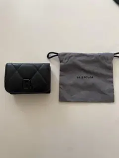 BALENCIAGA 三つ折り財布 ブラック キルティングのサムネイル