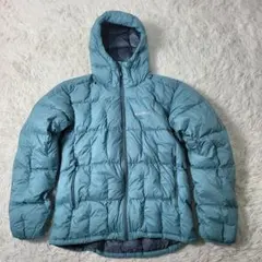 モンベル ネージュダウンパーカ ダウンジャケット 軽量 ブルーグリーン Lレア 中古・古着通販】mont-bell (モンベル) ネージュダウンパーカ