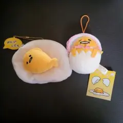 ぐでたま ぬいぐるみポーチ マスコット 2種セットのサムネイル