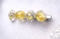 レジンヘアピン ハンドメイド フラワー 大人可愛い