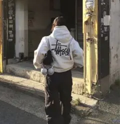 Stussy グレー パーカー