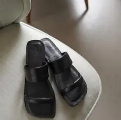 ⭐︎美品⭐︎FABIO RUSCONI レザーサンダル ブラックのサムネイル