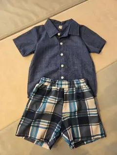 男の子　上下セット　半袖　110cm
