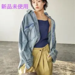 （新品）BAYFLOW ゆったりシルエット デニムチュニック　サックスブルー