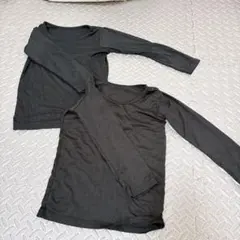 ヒートテックHEATTECH 長袖アンダーシャツ2枚セット 100cm ユニクロ