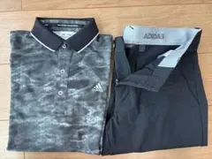 【美品】ゴルフウェア上下　adidas