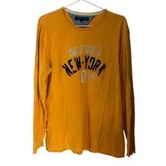 TOMMY HILFIGER 長袖カットソー イエロー Lサイズ