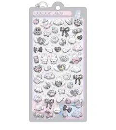 ボンボンドロップシール　しろくろボンボン　正規品　クーリア