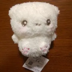 新品未使用 タグ付き ふわりんましゅ ぬいぐるみマスコット ホワイト