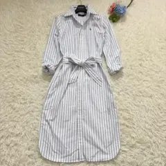 良品♡POLO RALPH LAUREN シャツワンピース ストライプ 近年
