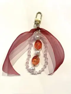 ビーズリボンチャーム