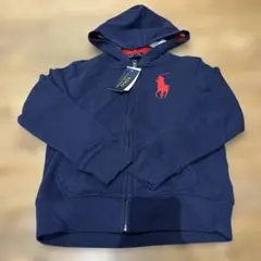 Polo Ralph Lauren ネイビー パーカー 140