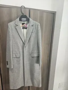 TOMORROWLAND☆グレー チェスターコート　レディース