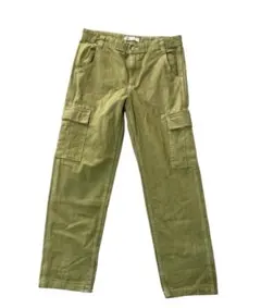 ZARA ペインターパンツ カーゴパンツ オリーブグリーン w34
