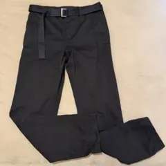 sacai 23SS コットン ベルテッド チノパンツ ネイビー - メルカリ