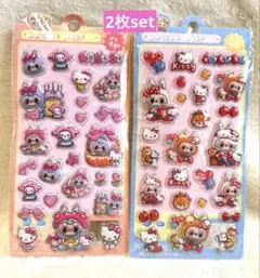 ドロップシール ボンボンシール LABUBU ラブブ２枚set(水なし)