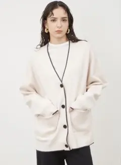 美品！Mila Owen ニットカーディガン FREE アイボリー