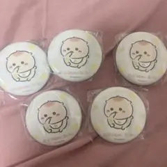くりまんじゅう 缶バッジ ちいかわベビー ちいかわbaby 5点セット