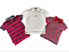 【ポロラルフローレン】キッズポロシャツ3枚セットサイズ110×1枚、100×2枚