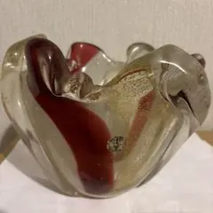 IWATA 岩田ガラス 透明 網目造形 花瓶 草月流 - メルカリ