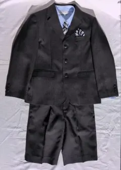 フォーマル スーツ セレモニー 130cm 男の子 卒園 入学 グレー