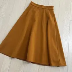 BEAUTY&YOUTH UNITEマスタード フレアロングスカート