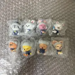 SKZOO サウナフィギュア マスコット8種セット ガチャ ガシャポン