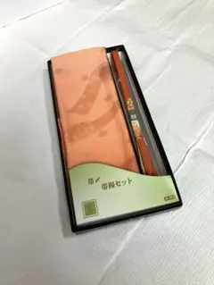 未使用　帯締め帯揚げセット 金糸　訪問着　付け下げ用　正絹　［箱無し発送］