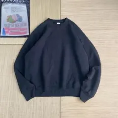 珍*様 90s USA製 フルーツオブザルーム 無地 スウェット ブラック L
