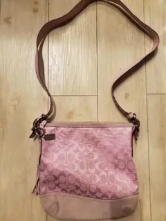 COACH コーチ ショルダーバッグ(ピンク)