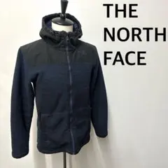 ノースフェイスフルジップパーカーネイビーメンズLサイズ相当ウール混一点物