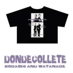 よしもとTHEファイナリスト アートTシャツ DONDECOLLETE ブラック