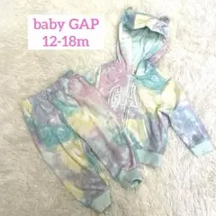 GAP baby GAP 12-18m ロゴ ジップパーカー セットアップ