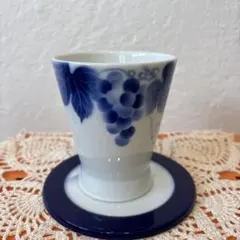 深川製磁 ブルーワイナリー 4点 まとめ売り BWKyusu.jpg